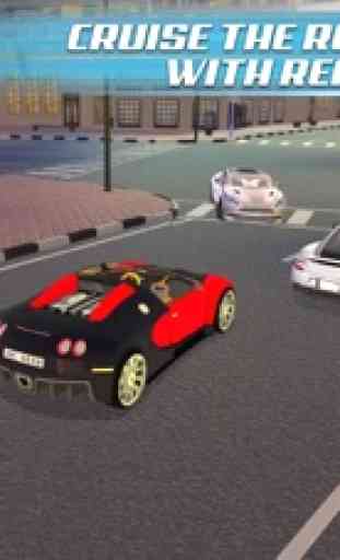 3D Dubai Parking Simulator Drive Real Extreme Super Sports Car 3