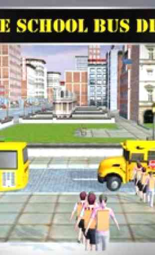 3D Kids School Bus Driver Master Sim 1