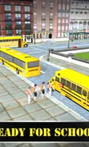 3D Kids School Bus Driver Master Sim 2