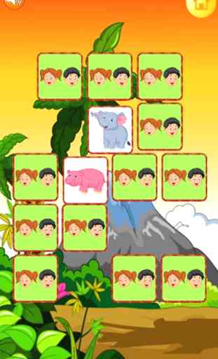 Animal Matching Puzzle - Sight Games for Kids 2