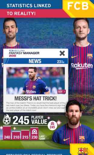 FC Barcelona Fantasy Manager 2017-Top soccer game 3