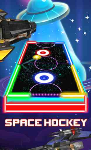 Glow Hockey HD - Best Neon Light Air Hockey 1