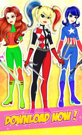 Super Hero Girls Dress Up Games 1