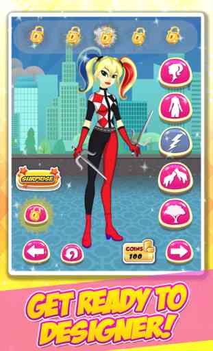 Super Hero Girls Dress Up Games 2