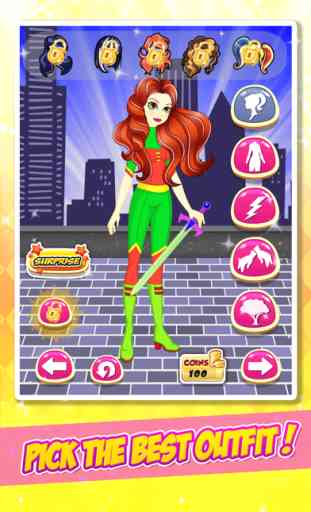 Super Hero Girls Dress Up Games 4