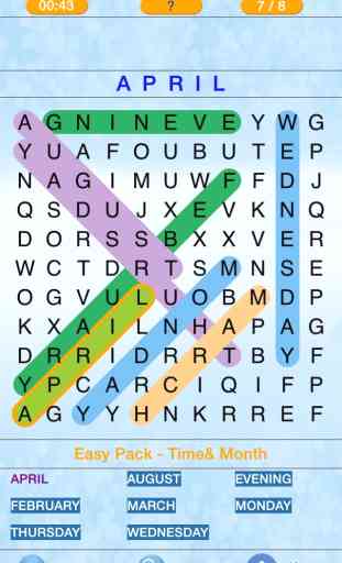 Word Search - Find Crossword Challenged  Puzzles 3