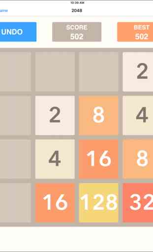 2048 Undo Number Puzzle Game HD - Free challenge Backwards 5x5 Game 2