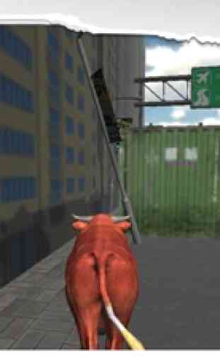 3D Bull Simulator – Angry animal simulator and city destruction simulation game 3