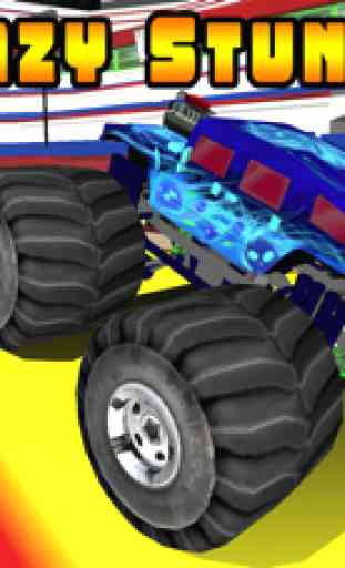 3D Monster Truck Smash Parking - Nitro Car Crush Arena Simulator Game FREE 3