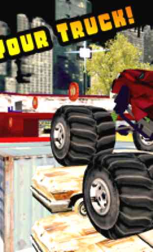 3D Monster Truck Smash Parking - Nitro Car Crush Arena Simulator Game FREE 4