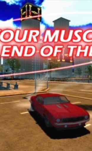 3D Muscle Car V8 Parking: Classic Car City Racing Free Game 4