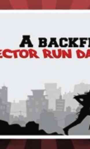 A Back flip Vector Run Dash - Runner Ninja Agent Free Game 1