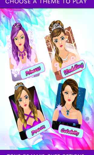 A Celebrity Fashion Dress Up, Makeover, and Make-up Salon Touch Games for Kids Girls 1