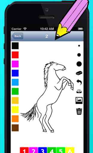 A Coloring Book of Horses for Children: Learn to draw and color 2