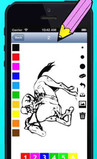 A Coloring Book of Horses for Children: Learn to draw and color 4