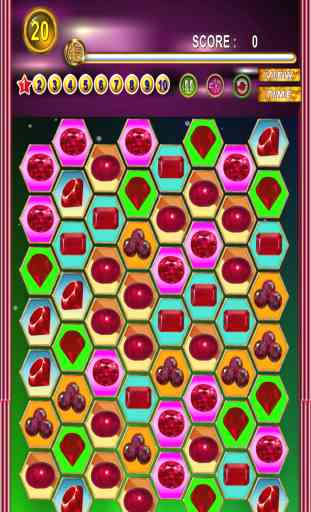 A Ruby Jewel Match : Free Gem 3 Matching Fun Brain Puzzle Games 2