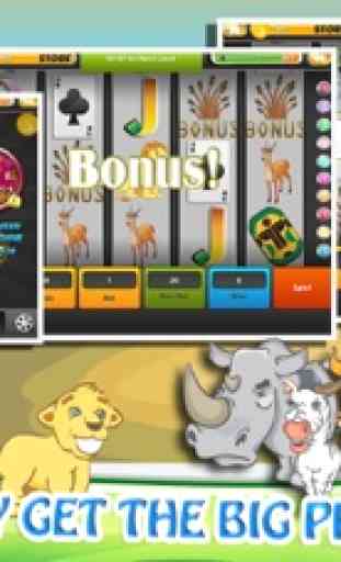 “AA African Safari Video Slots: Play Free Vegas Style Cosmic wildlife Casino MonsuMachine 2