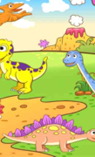 Dinosaurs game for children age 2-5: Train your skills for kindergarten, preschool or nursery school with dinos 1