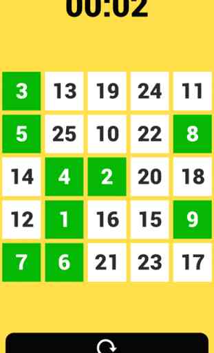 25 Numbers Game 2