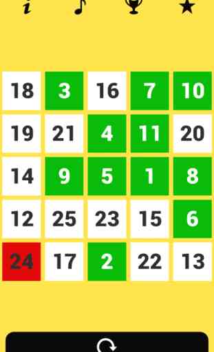 25 Numbers Game 3