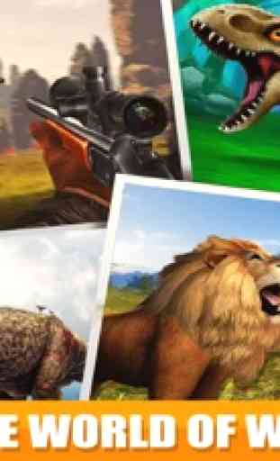 3D Dinosaur Hunting Park Animal Simulator Games 3