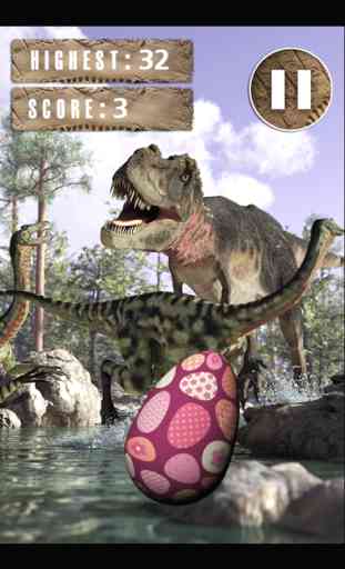3D Dinosaur Jurassic T-Rex Egg Juggle Simulator 1