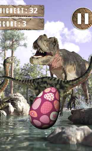 3D Dinosaur Jurassic T-Rex Egg Juggle Simulator 2