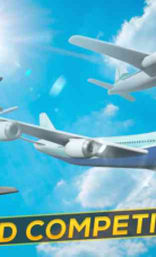3D Infinite Airplane Flight - Free Plane Racing Simulation Game 2