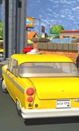 3d Taxi car driver Parking simulator free games 2