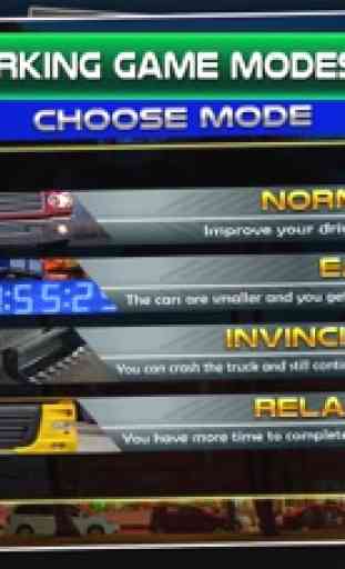 3D Truck Car Parking Simulator - School Bus Driving Test Games! 3