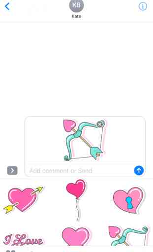 80s Love Stickers Pack for iMessage 2