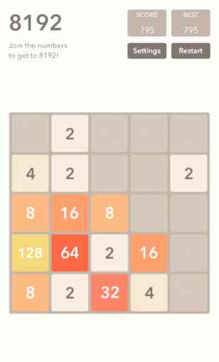 8192 game HD - max puzzle number challenge 1