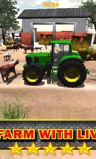 A Farm Tractor 3D Parking Game 1