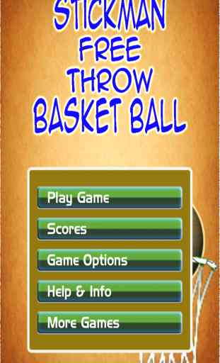A Stickman Free Throw Basketball Game 2