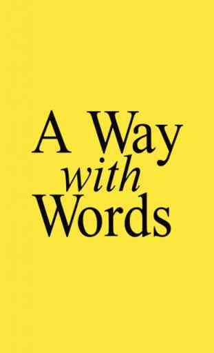 A Way with Words 1