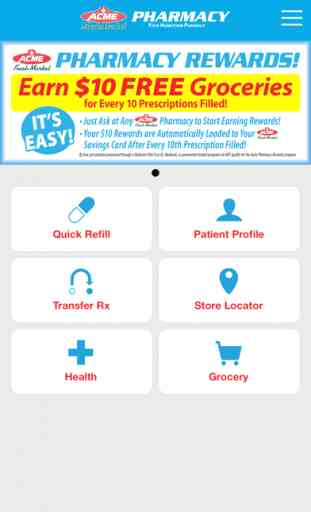 Acme Fresh Market Pharmacy App 1