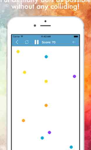 Balls Collision - avoid clashes between the dots! 1