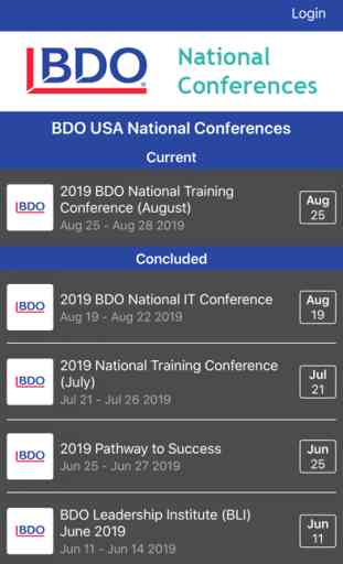 BDO USA National Conferences 1
