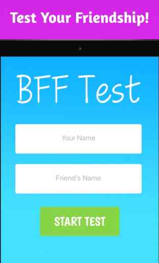 BFF Friendship Test - Quiz 4
