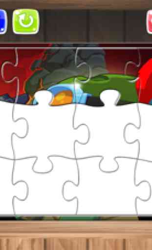 Cartoon Jigsaw Puzzles Box for Trolls vs Vikings 2
