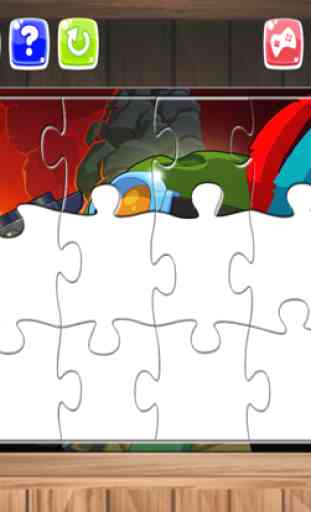 Cartoon Jigsaw Puzzles Box for Trolls vs Vikings 4