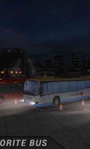 Coach Bus Night Parking 3D – Driving Game 4