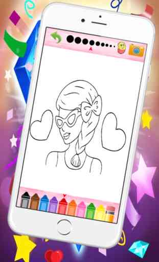 Coloring game for kids With fashion 2