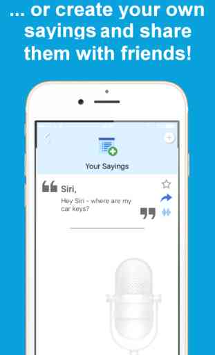 Commands for Siri App Voice 3