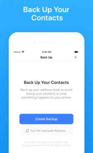 Contacts Backup + Transfer 1