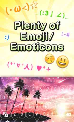 Customized skin+Emoji CocoPPa Keyboard 3