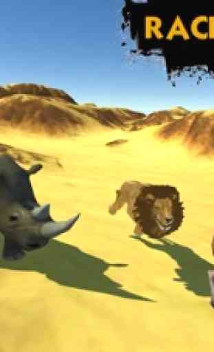 Deadly Desert Rhino - Wild Animal Simulator 4