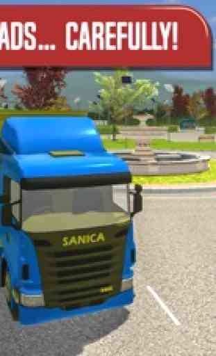Delivery Truck Driver Highway Ride Simulator 4