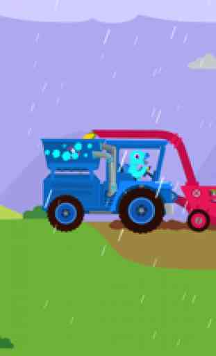 Dinosaur Farm - Tractor & Truck Games for Kids 2