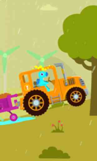 Dinosaur Farm - Tractor & Truck Games for Kids 3